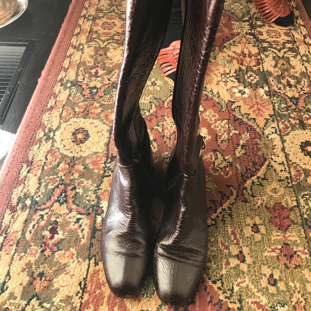 Tall riding boots. From Italy.